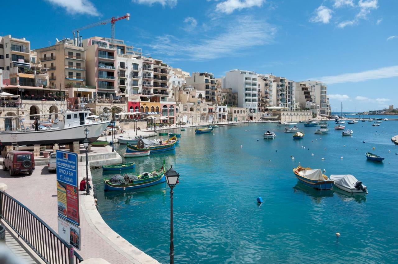 Cosy 1Br Penthouse With Terrace, Great Location Apartman Gżira Kültér fotó